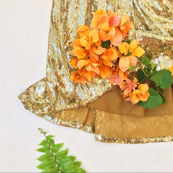 Badgley Mischka DaCruz Shimmer Mini Dress sz 2 - Picture 4 of 8